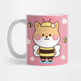 Cute shiba inu bee akita inu shibainu akitainu Mug